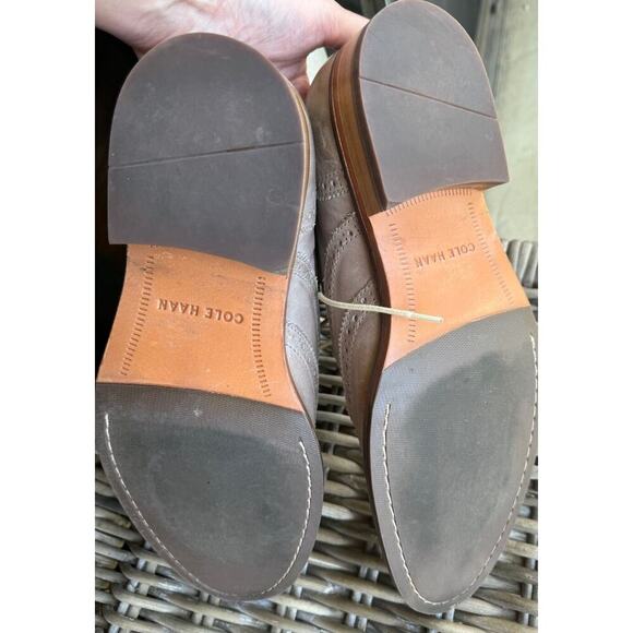 Cole Haan Men’s Size 9.5 M Leather Oxford Lace Up Career Work Church READ - Picture 13 of 16